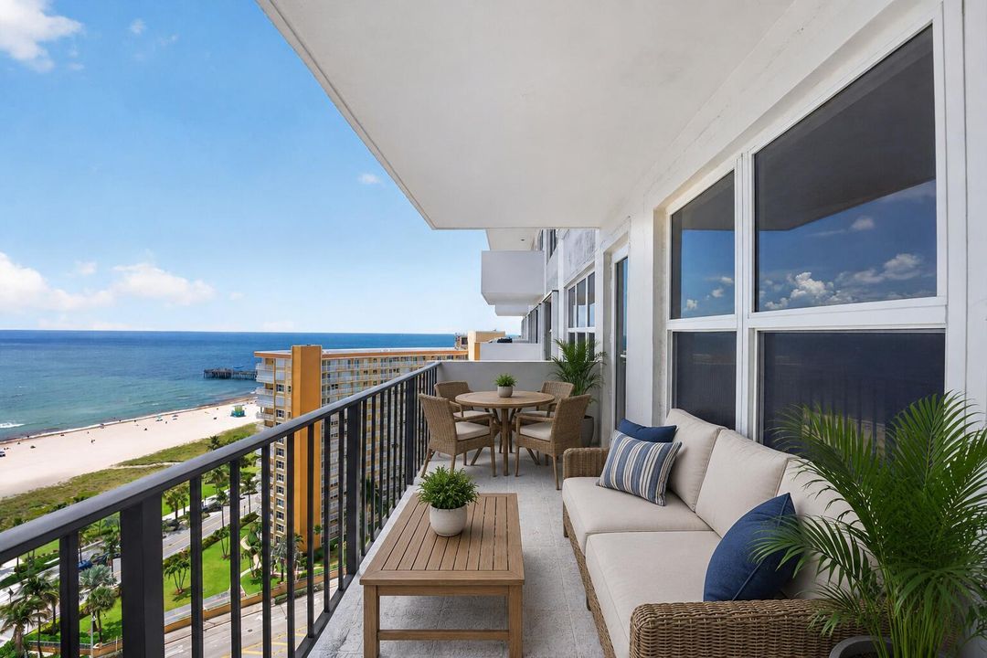 Balcony Virtually Staged