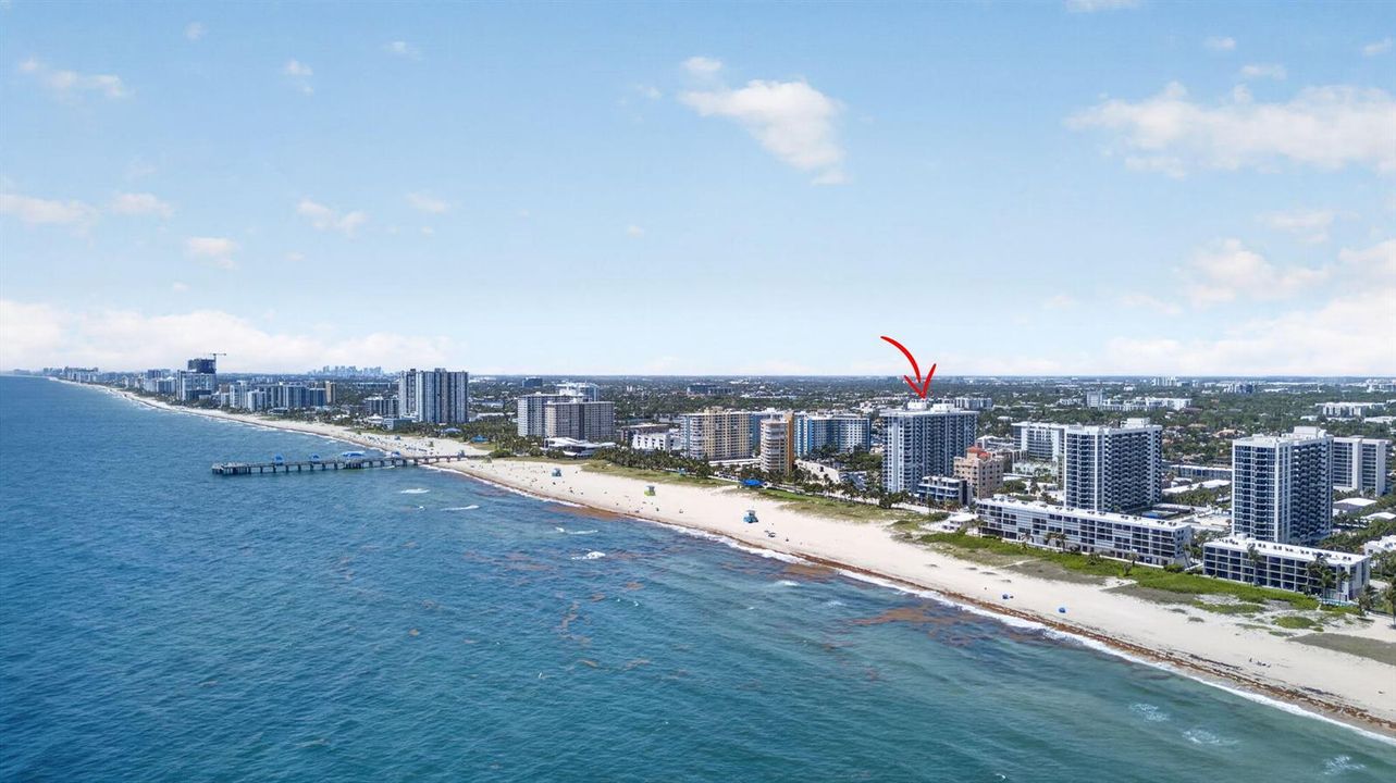 Just 0.4 Miles to Pompano Pier