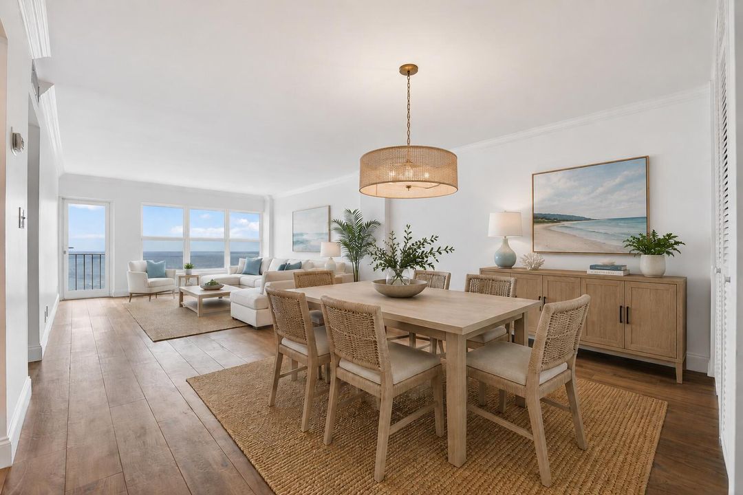 Living Dining Virtually Staged