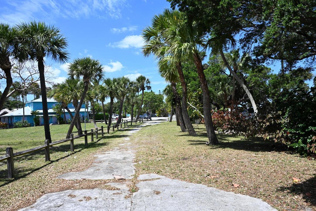 Driveway from property