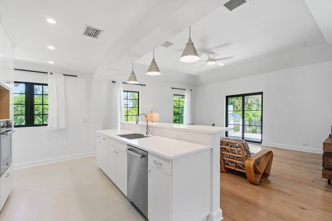 Kitchen to Family Room