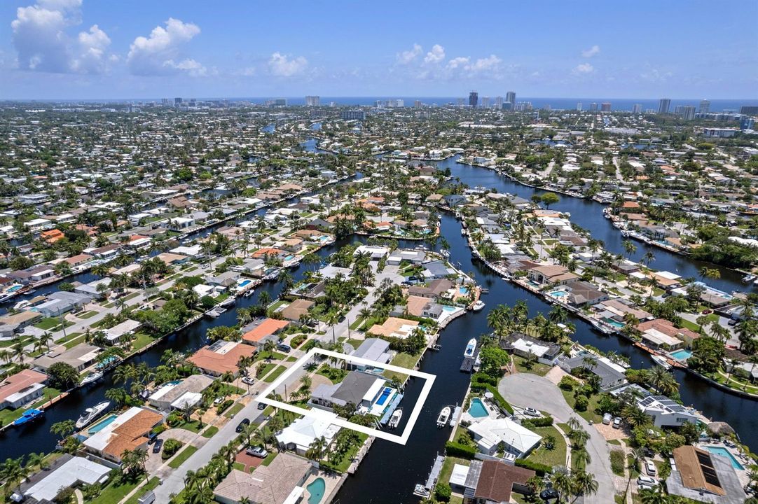 Aerial Neighborhood View