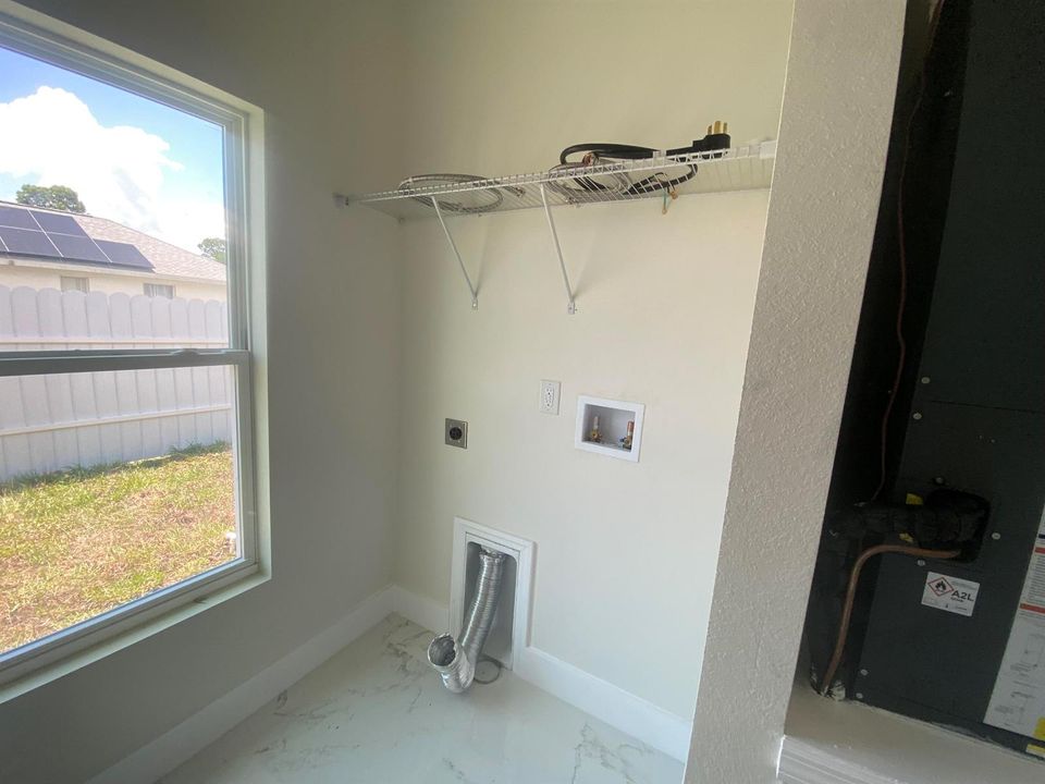 inside utility room