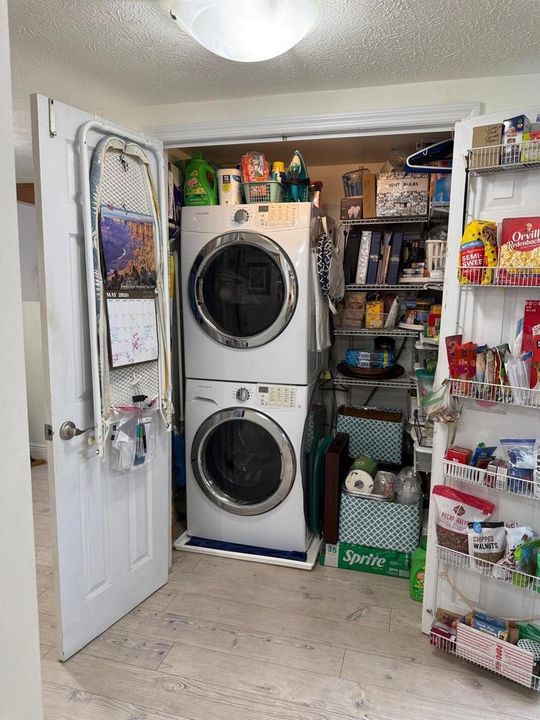 Kitchen Pantry, washer dryer