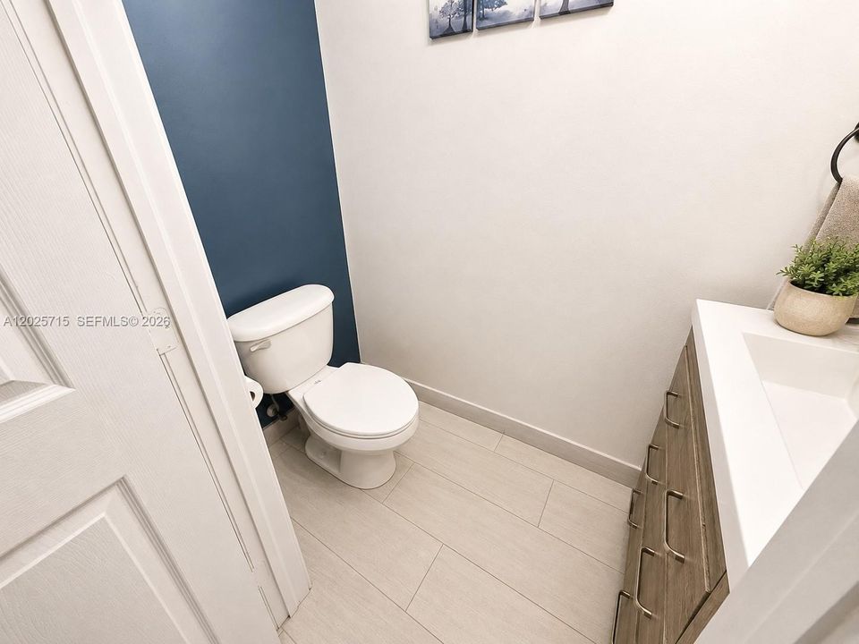 half bath first floor