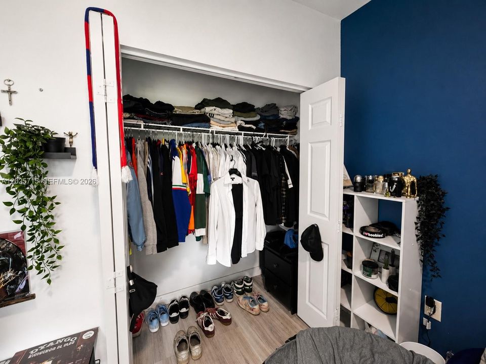 bedroom #3 closet