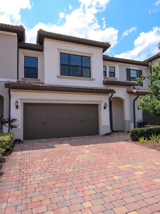 8333 Rearing Double wide paver driveway