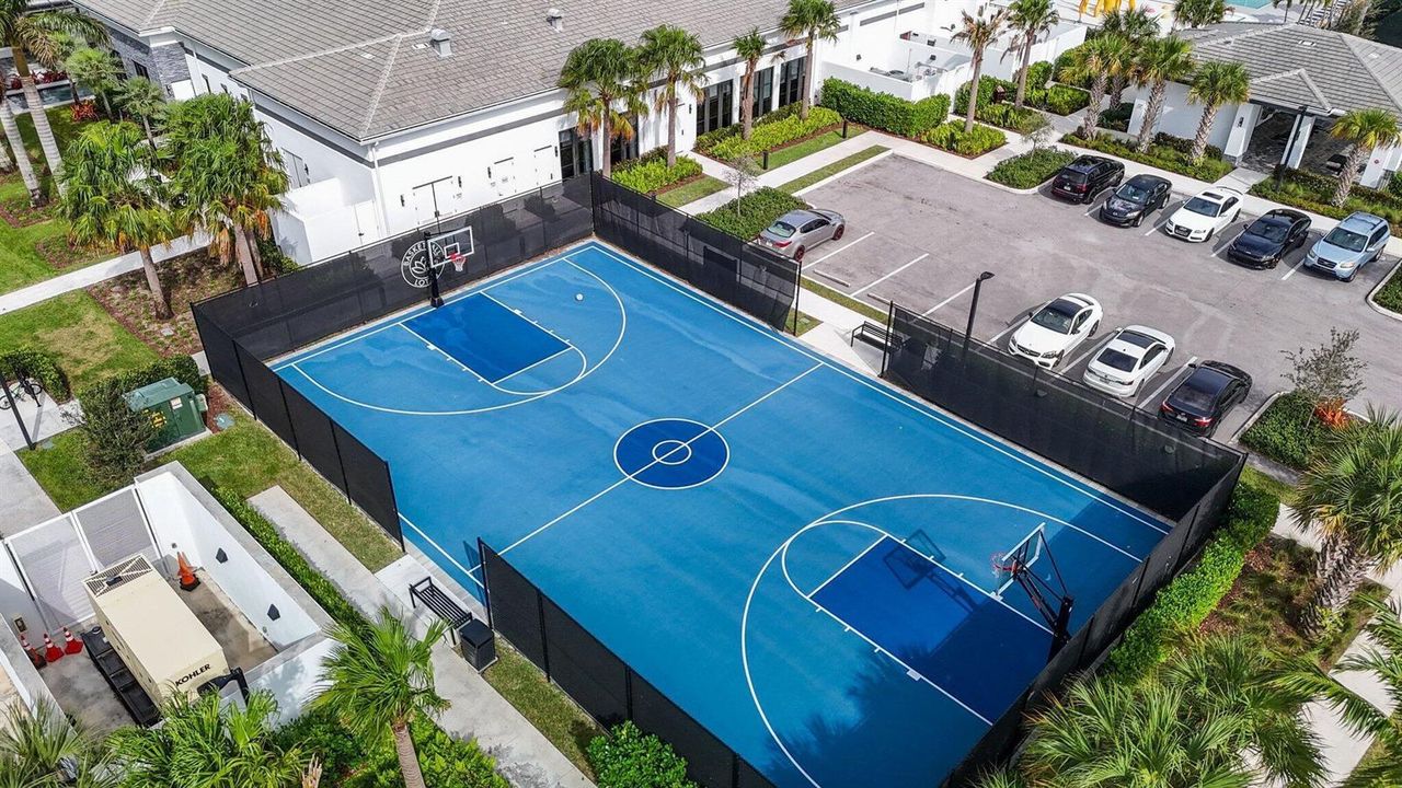 Basketball court @ clubhouse