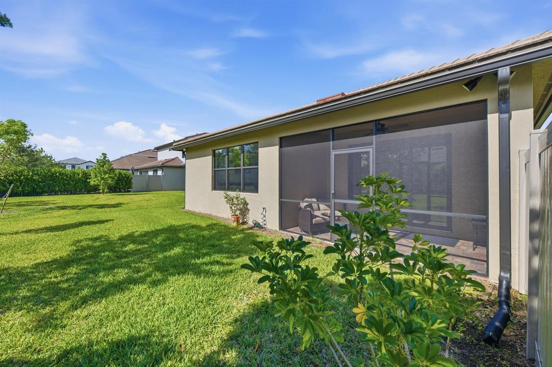 Rear of the home