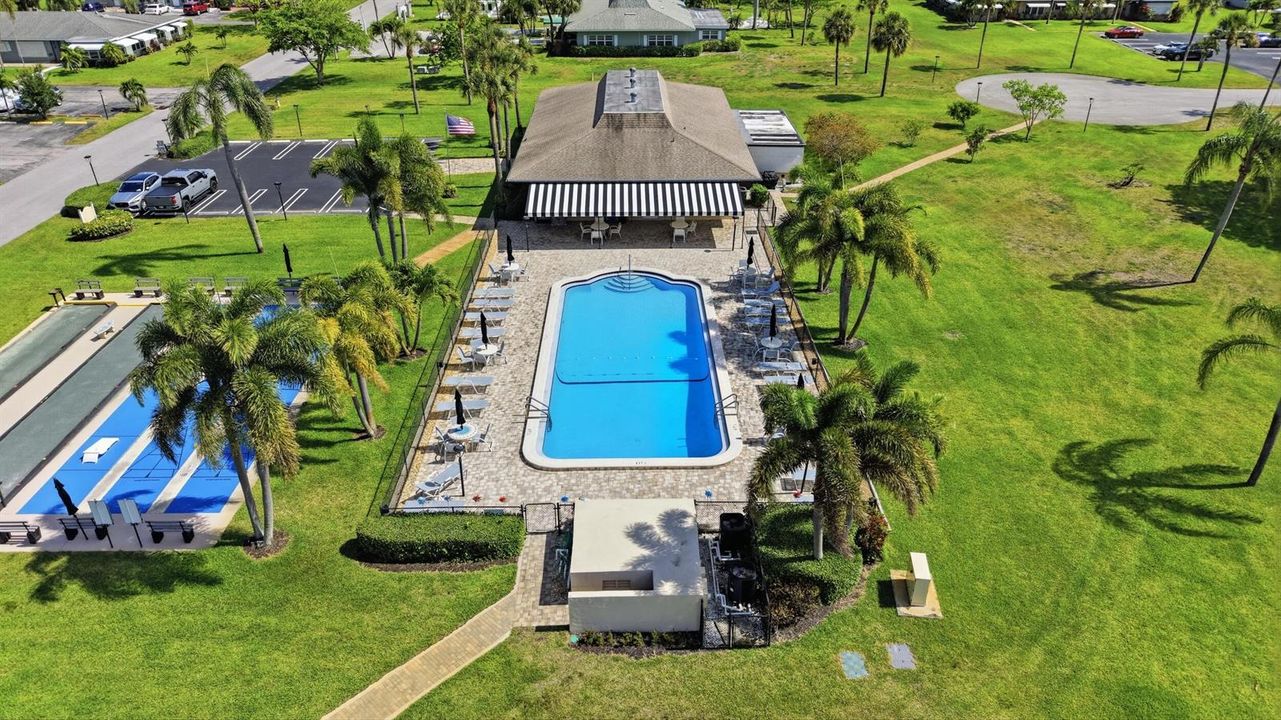 Aerial community pool