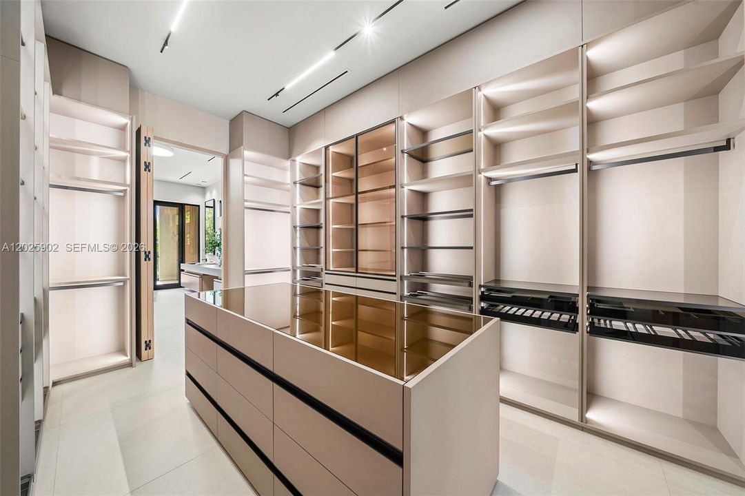 Primary walk-in closet