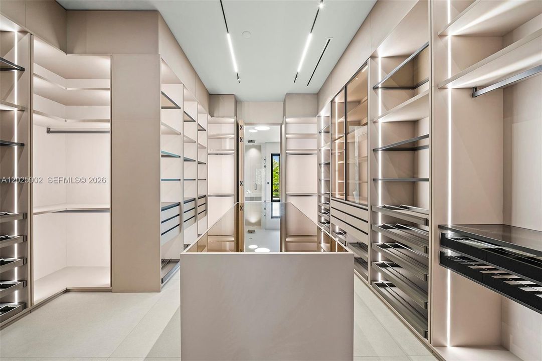 Primary walk-in closet