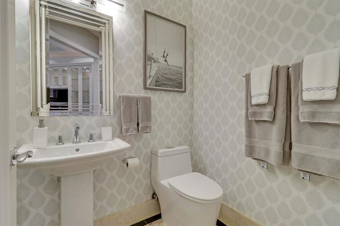 Full Bathroom outside the Den