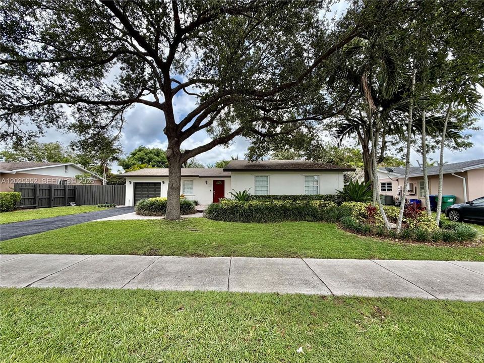 Home is located on a quiet street