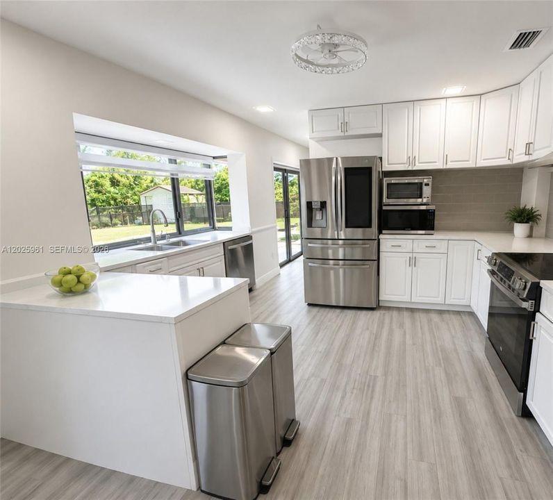 Bright Kitchen.