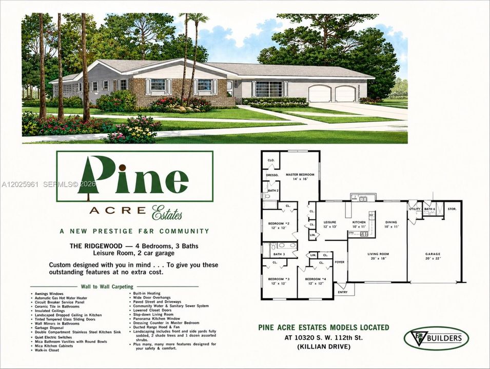 Original Floor Plan.