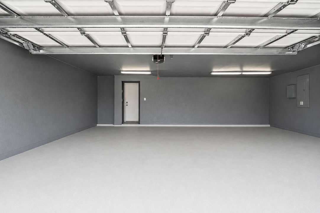 Garage Empty Brand New Doors/System