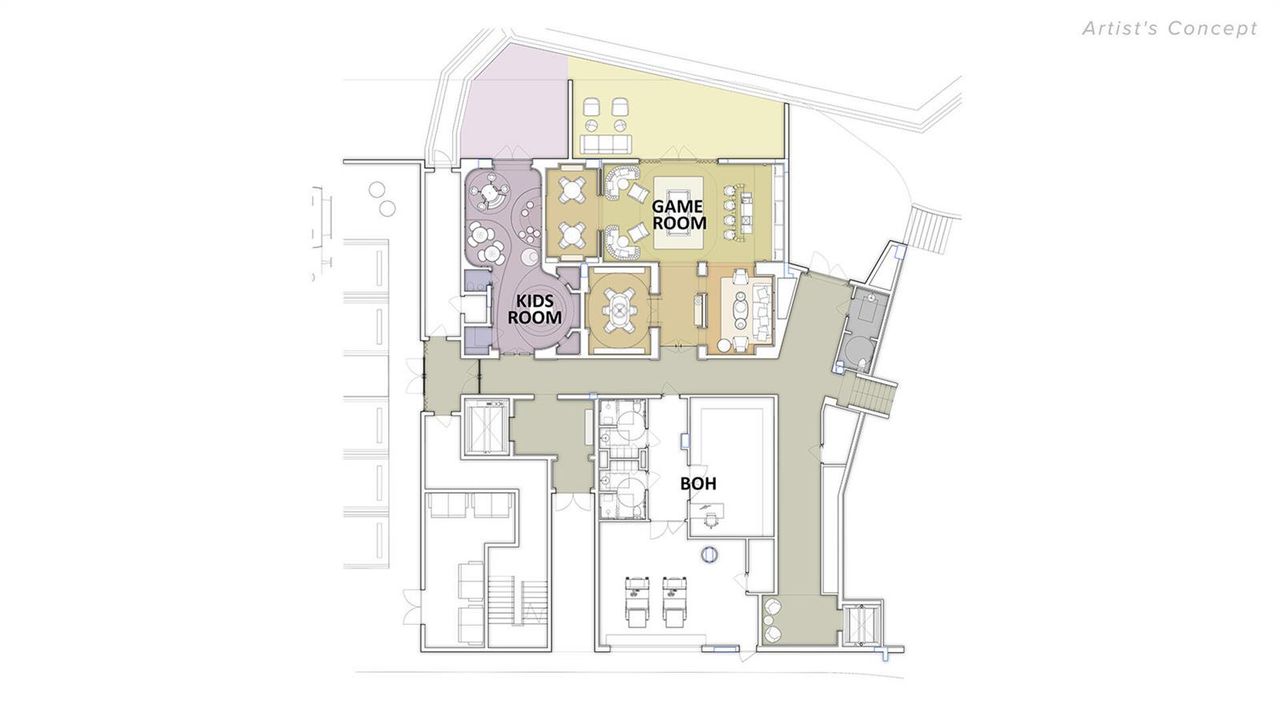 Lower Level Amenities