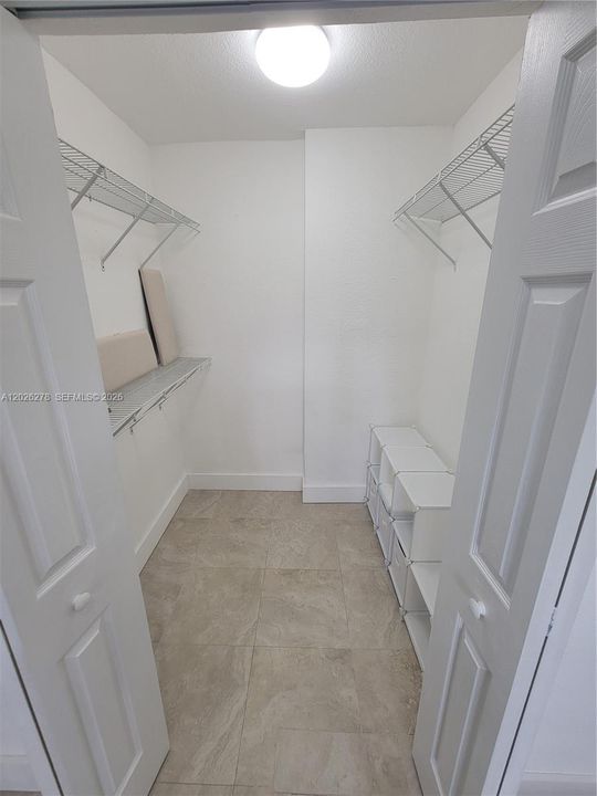 Large Walk-in Closet in Master Bedroom