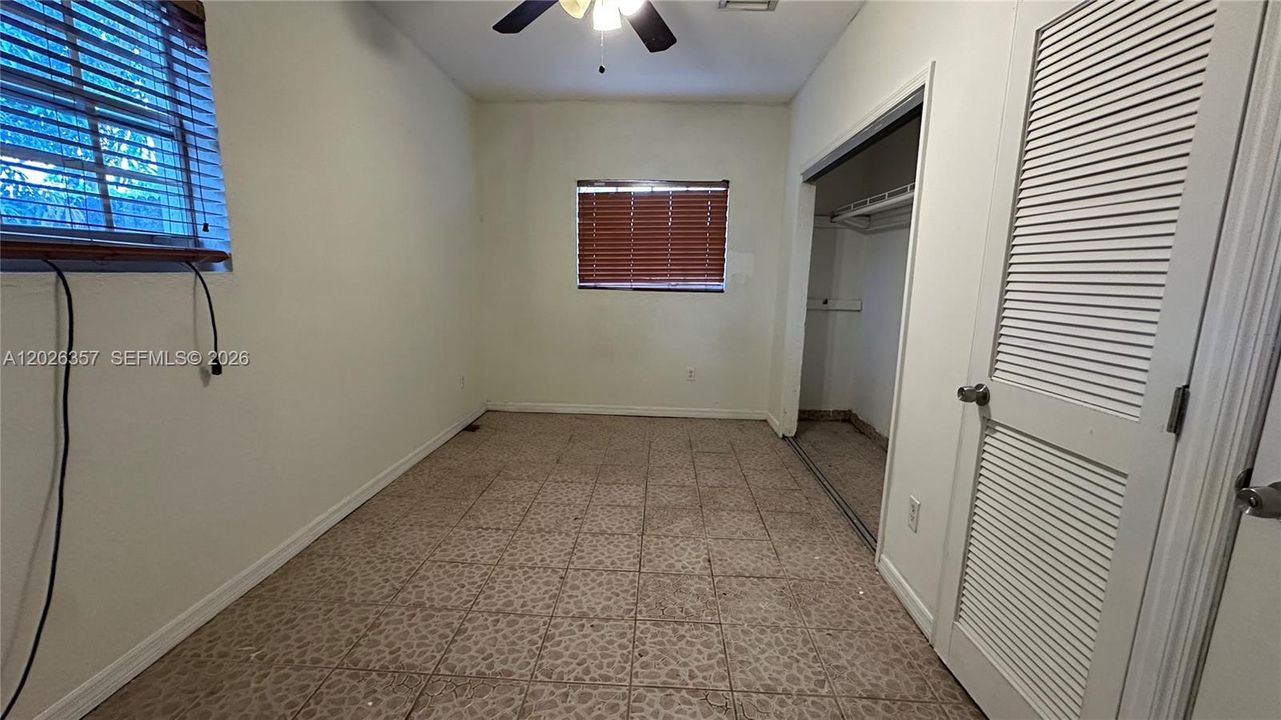 Enclosed garage/bedroom 3