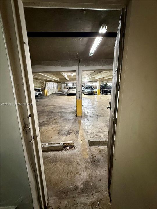 Private Entrance/Exit to Garage