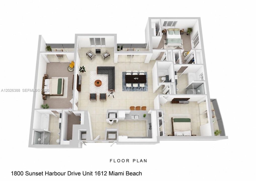 True 3 bed 3 Bath - all en-suite