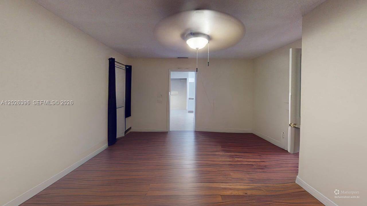 Furniture removed with AI