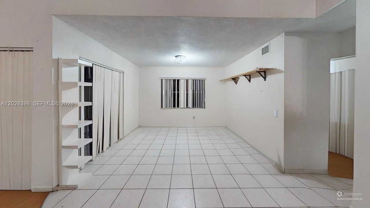 Furniture removed with AI