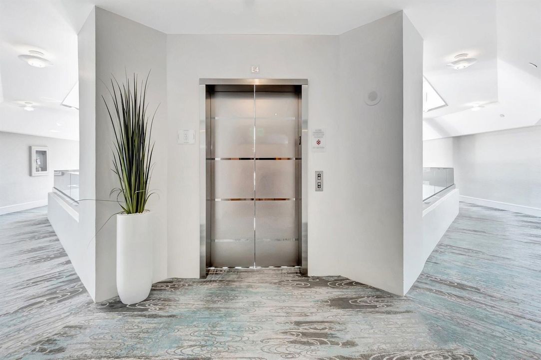 Steps to the Elevator