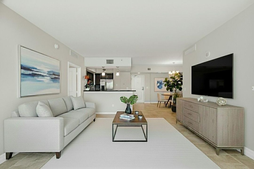Virtually Staged Living Area