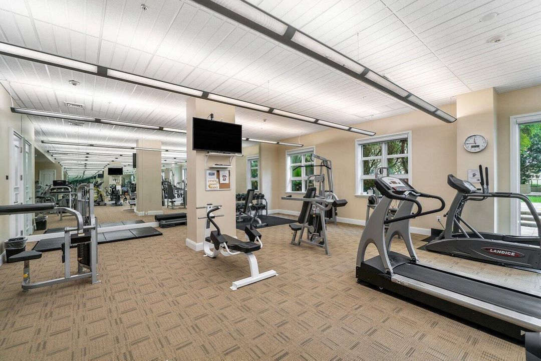 Fitness Center next to Zen Courtyard