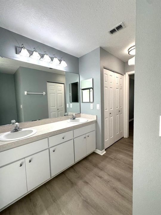 MASTER BATHROOM DOUBLE SINKS