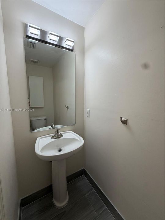 Half Bathroom downstairs