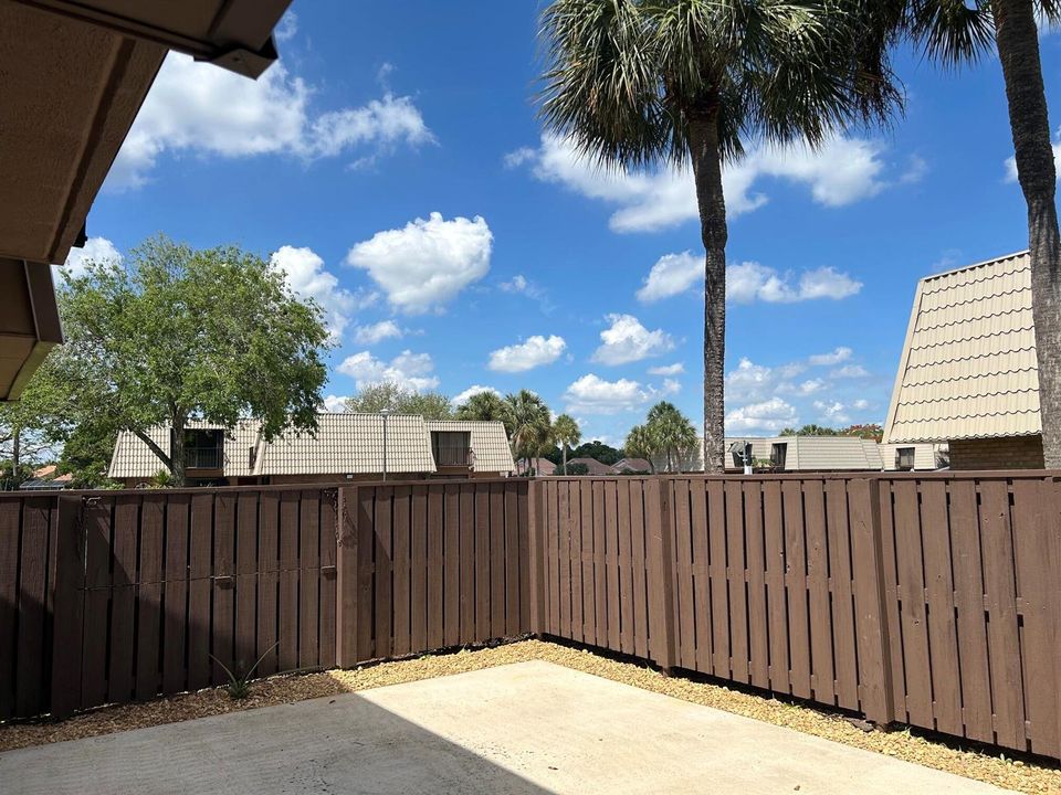 Fenced Courtyard