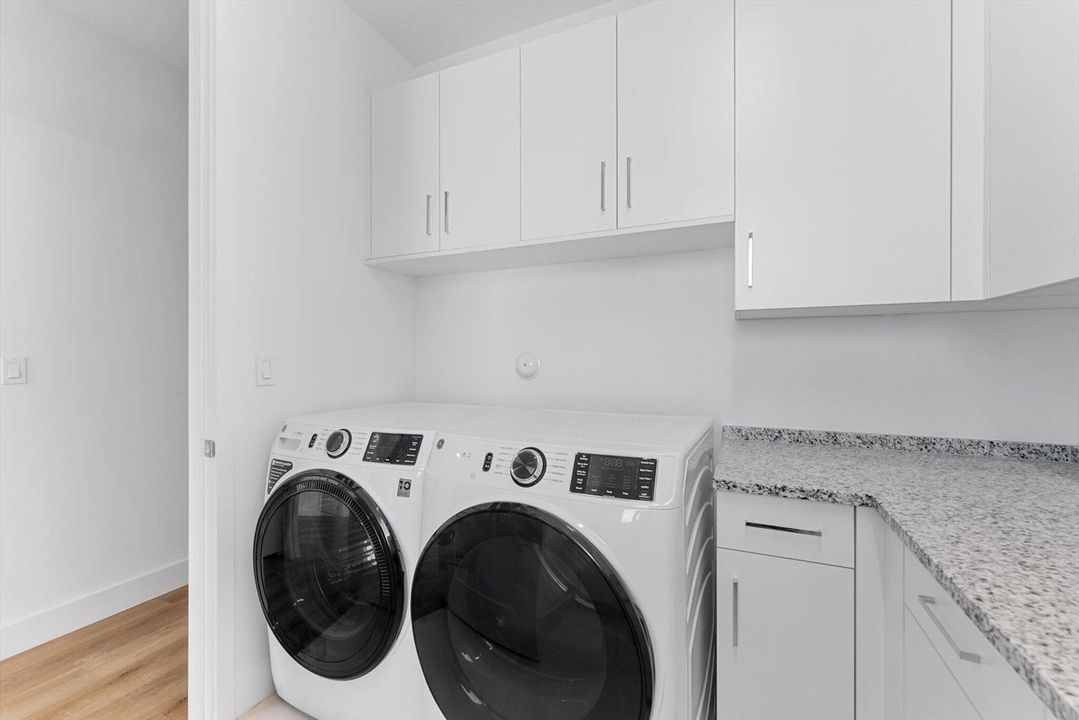 upstairs laundry