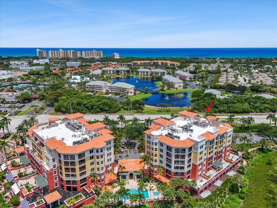Aerial View of Jupiter Yacht Club