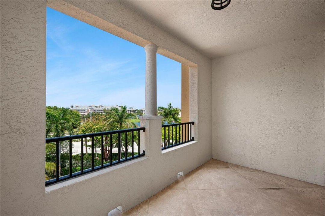 Balcony off guest bedroom