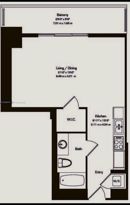 For Sale: $350,000 (0 beds, 1 baths, 567 Square Feet)