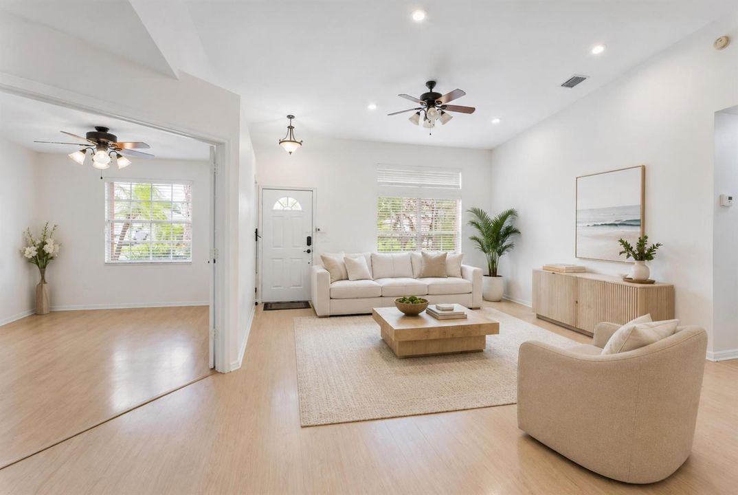 Staged Living Area