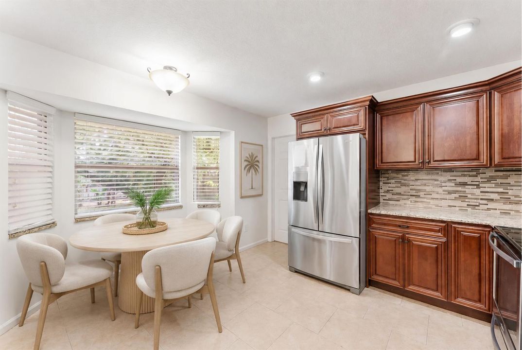 Staged Dining & Kitchen Area