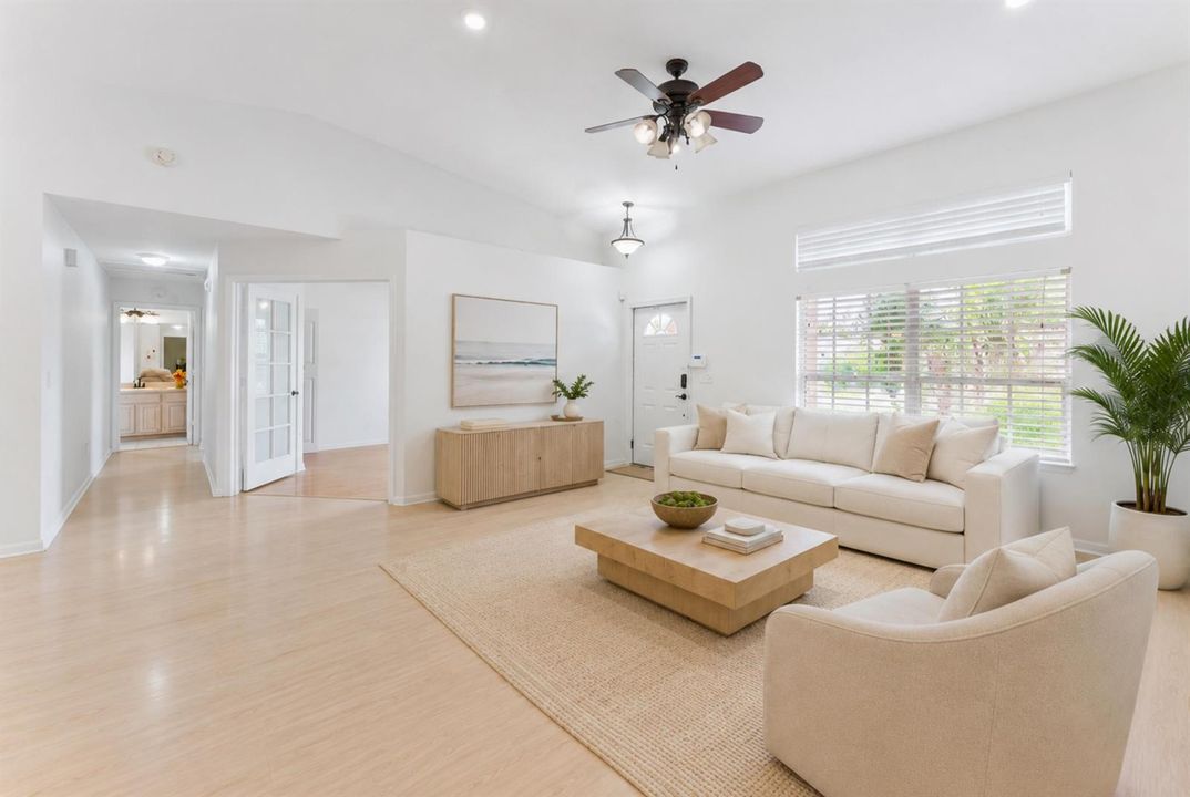Staged Living Area