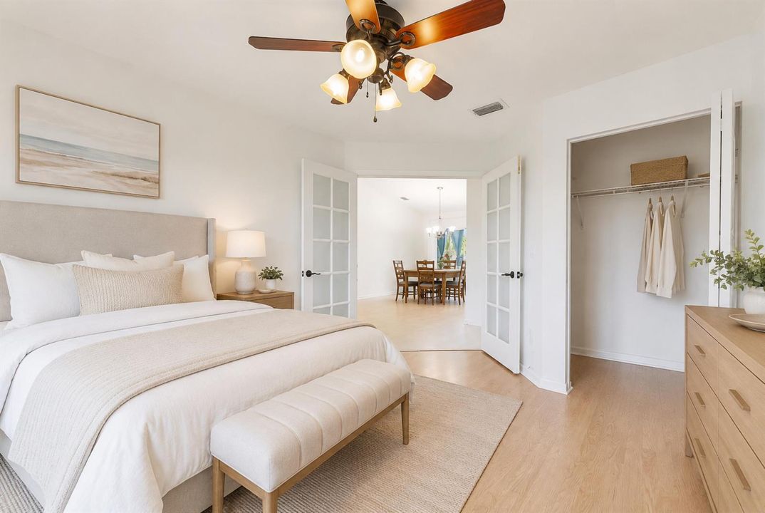Staged Bedroom