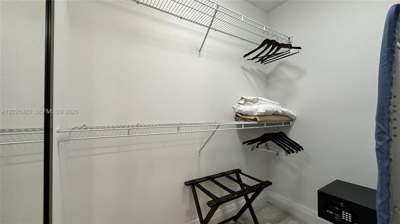 Primary walk-in closet