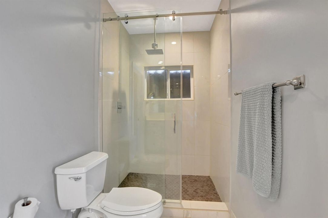 Spacious Walk-in Shower