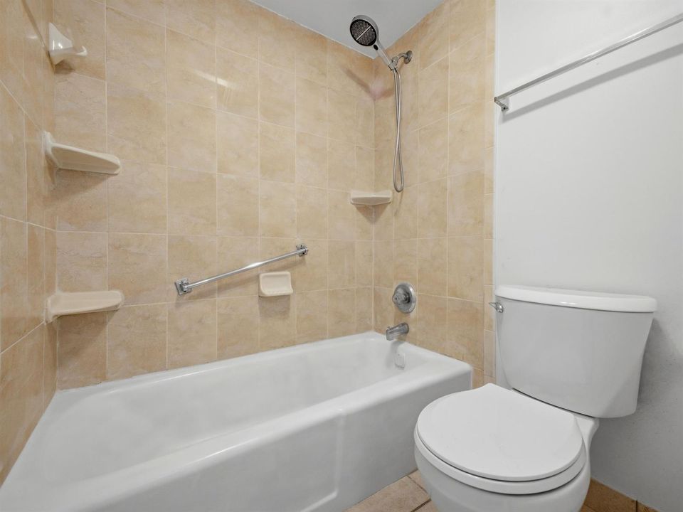 Bathroom Shower and Toilet