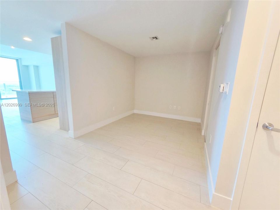 Den for office or Family room, or it can be closed to a 3ed bedroom