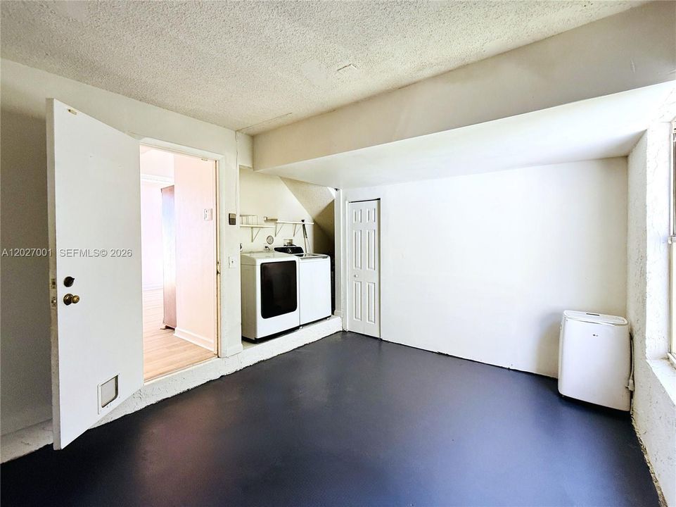 Converted Garage/Laundry Room
