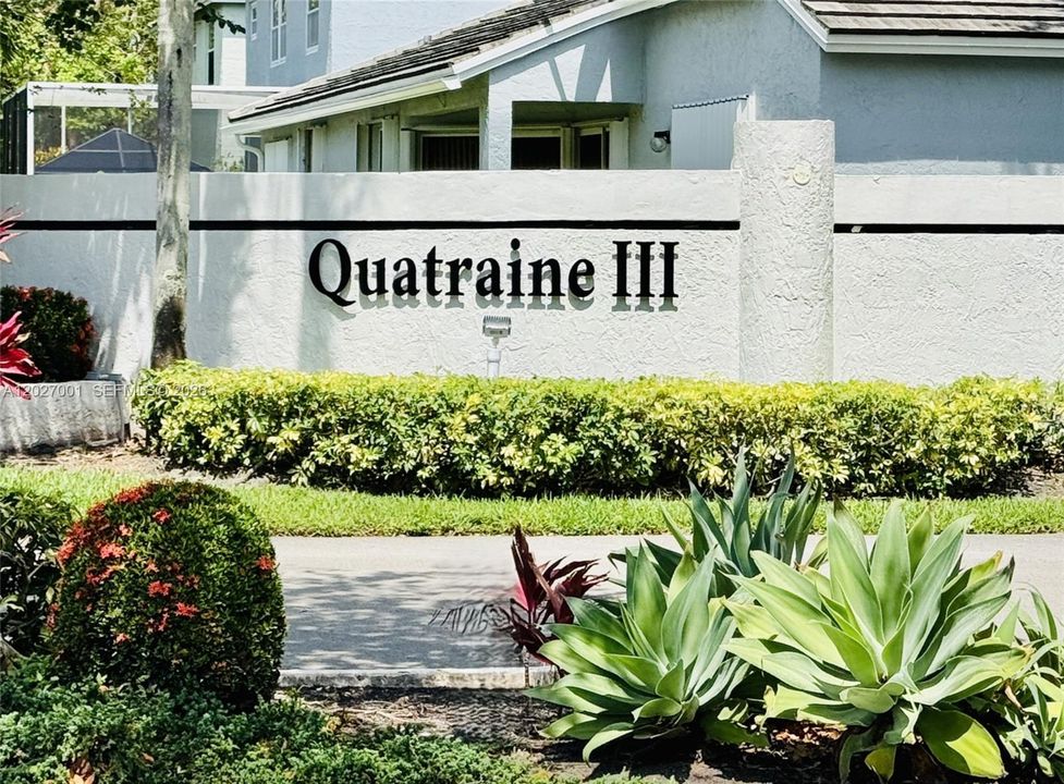 Front Entrance Sign