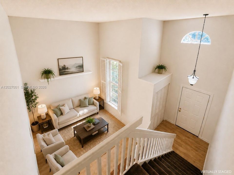 Living Room - Volume Ceiling