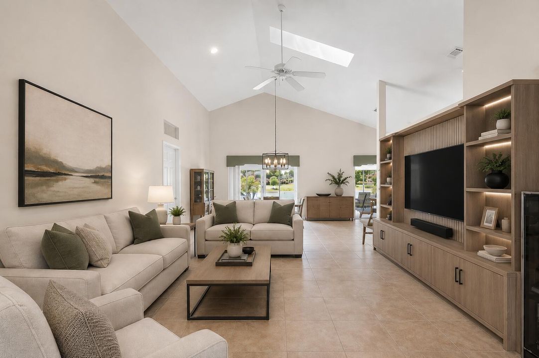 MODERN LIVING AREA TO DINING